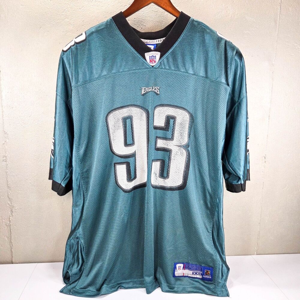 Vintage 2000s Reebok Philadelphia Eagles Jevon Kearse 93 Jersey Sz 2XL